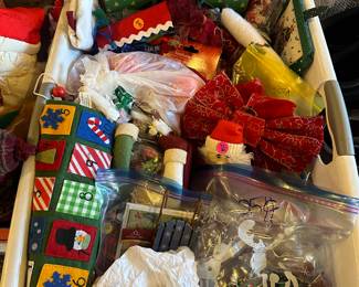 Christmas items $.25 each 
