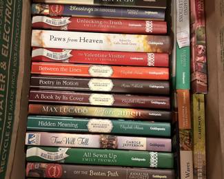 Books $.25 each 