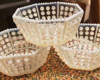 Vintage Dewdrop Berry Bowls Hobnob