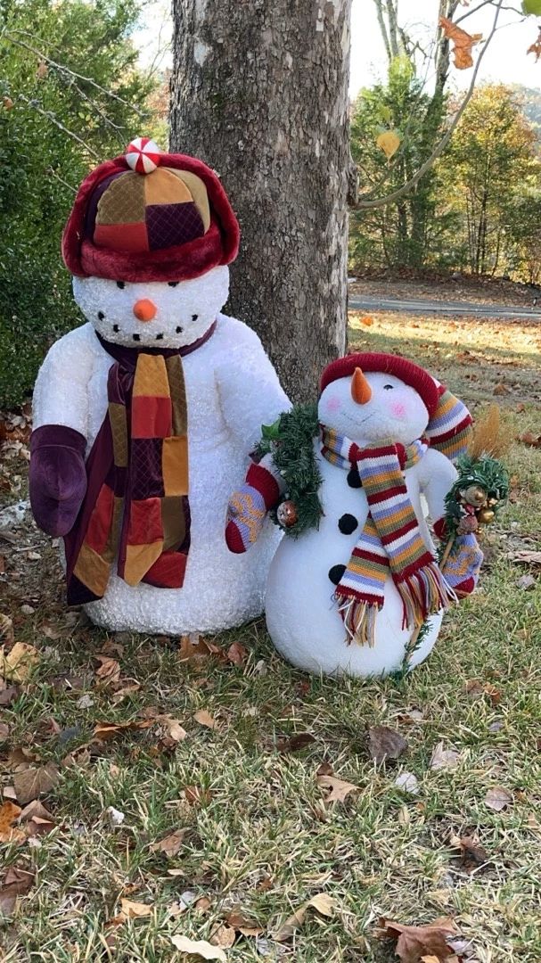 Father Son Snowmen