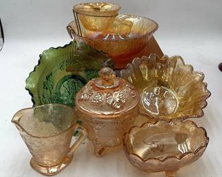 Vintage Carnival Glass Variety