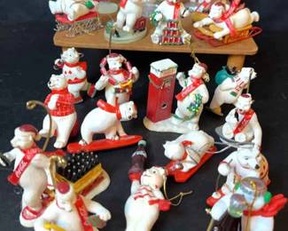 Coca Cola Snowmen Ornaments