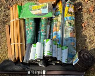 Tree Wrap, Sunscreen Fabric Shades , Stakes