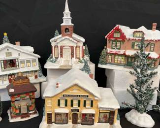 Norman Rockwell Hawthorne Village Christmas Collection