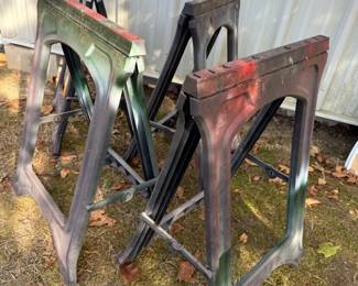 Plastic Sawhorses