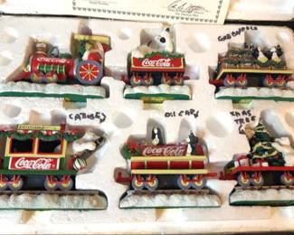 Vtg Danbury Mint Coca Cola Christmas Express