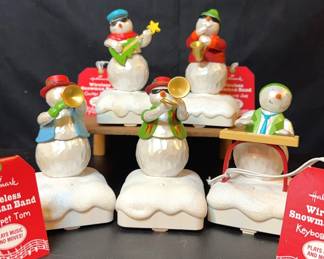 Vintage Hallmark Wireless Snowman Band