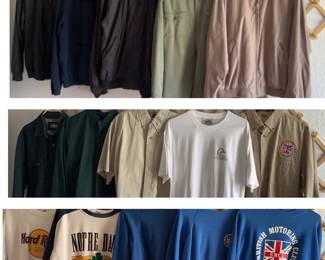 Mens Large Jackets And Shirts