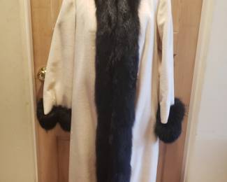 1960's Mink Lined Evening Coat