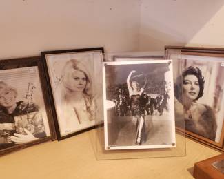 Movie Star Photos of Ava Gardner, Doris Day,Rita Hayworth and Charo