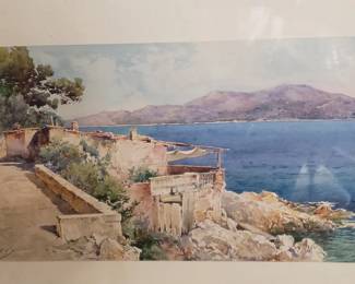 Original Seascape by E. Lessievy