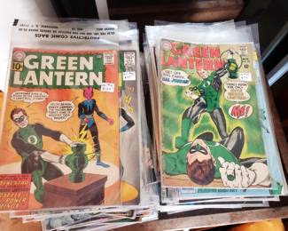 Stacks of Vintage Comix