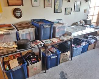 More LPs and DVDs and VHS