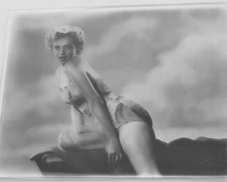 Vintage Glass Negative of Marilyn Monroe