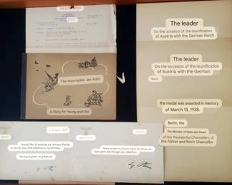 Translation of Nazi Documents and Hitler's Thank You Notes