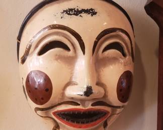 Antique Chinese Noh Mask