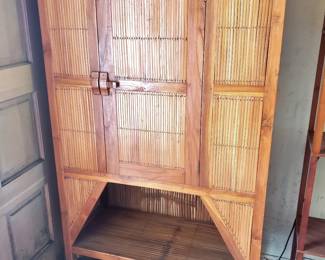 Tall Bamboo Cabinet