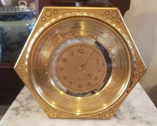 Accura 8-Day World Desk Clock