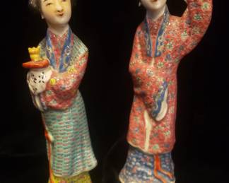 Pair of Chinese Figurines, Republic Period