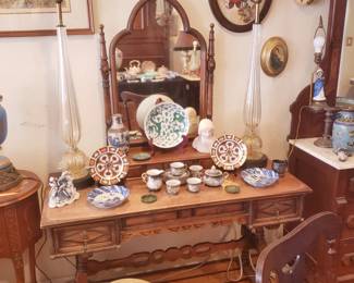 Victorian Walnut Vanity