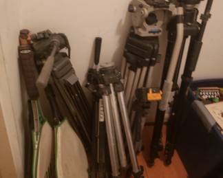 Tennis Rackets & Professional Grade Tripods