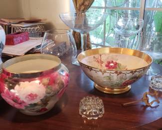 Arts & Crafts Jardiniere w/ a Bell Epoque Jardiniere