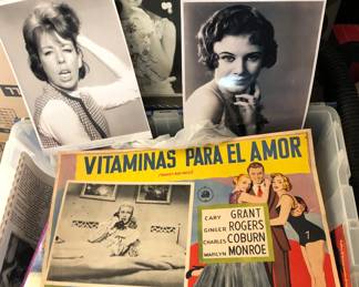 Vintage LPs and tons of Celebrity Headshots