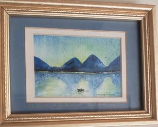 Small Seascape Watercolor