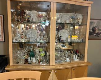 China cabinet full