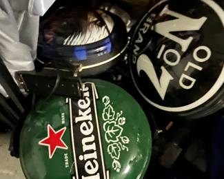 These ligh up and spin Harley/Heineken/Old No 7