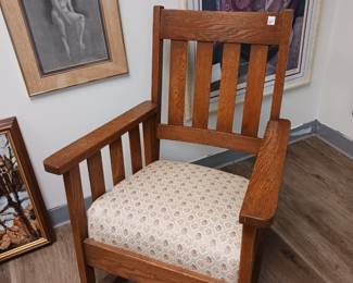 Mission Oak rocking chair