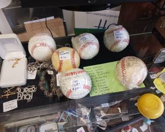 Detroit Tigers autographed baseballs