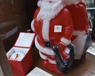 Blow mold Santa Claus