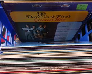 Vintage vinyl records albums rock and roll