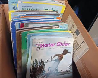 Vintage water skier magazines