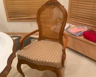 Drexel Heritage Cane Back Arm Chair