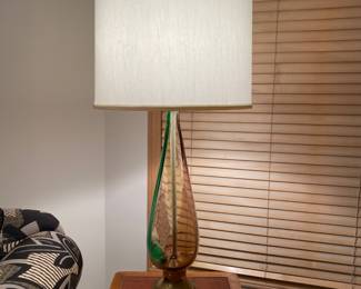 MCM Blown Glass Lamp