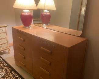 MCM 8 Drawer Dresser w/Mirror