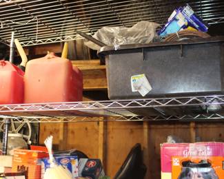 Gas Cans and Tools
