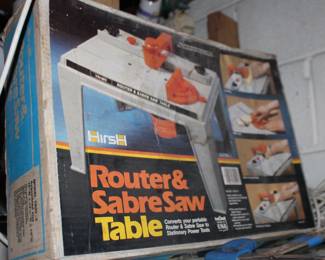 Router and Sabre Saw Table NOS