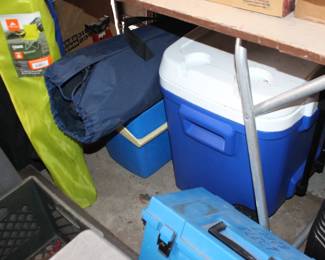 Coolers, Lawn Chairs