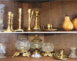 Home Decor: Rose bowls, vases and candlesticks