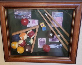 Billiard shadow box