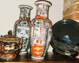 Royal Satsuma Urns and pots