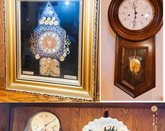 Clocks: Regulator, Mantle and Art