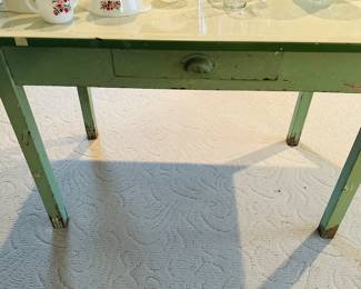 Enamel top table