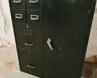 Vintage Metal Cabinet 