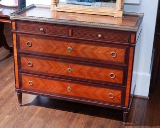 Beautiful antique chest reported to have come off of Lauren Hutton's yacht, according to Otto