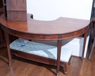 Demilune desk from Otto's