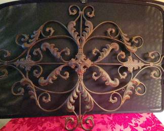 Brown Rustic Metal Hanging Art